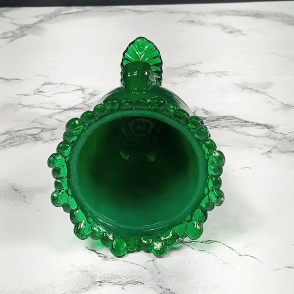 Degenhart Glass Forget Me Not Trinket Toothpick Paperweight Vtg - Picture 6 of 8